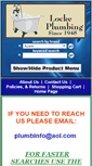 Mobile Screenshot of lockeplumbing.com